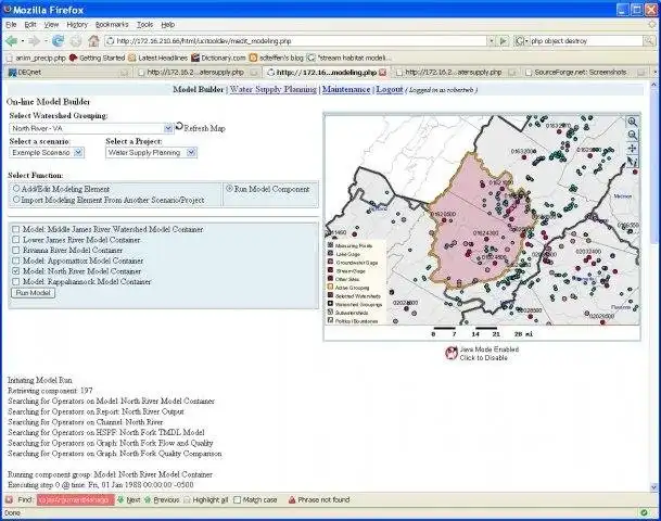 Download web tool or web app Non-Point Source Model Development Tool