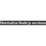 Free download Normalize Node.js versions Linux app to run online in Ubuntu online, Fedora online or Debian online