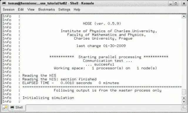 Linux'ta çevrimiçi çalıştırmak için web aracını veya web uygulamasını NOSE'u indirin