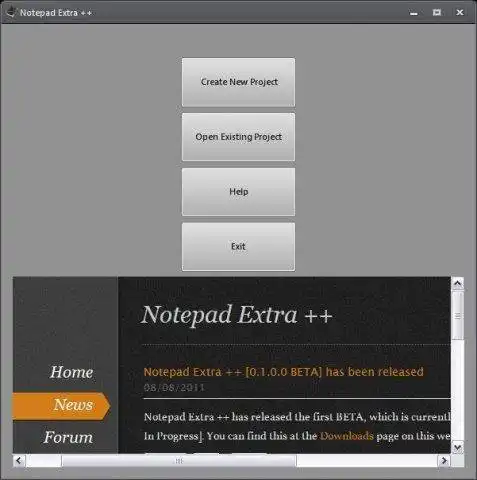 Unduh alat web atau aplikasi web Notepad Extra ++
