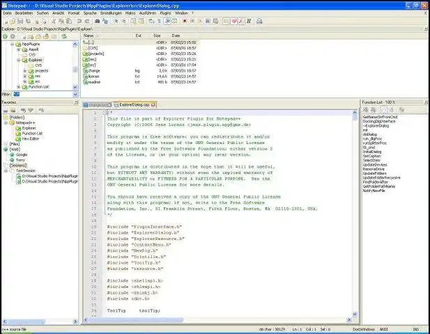 دانلود ابزار وب یا برنامه وب Notepad++ Plugins