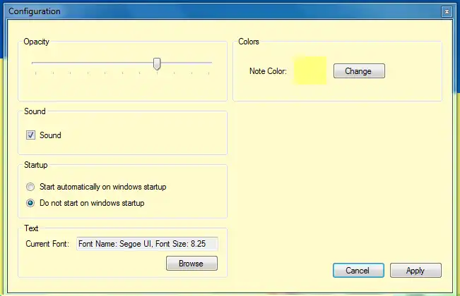 Download web tool or web app Note Pin