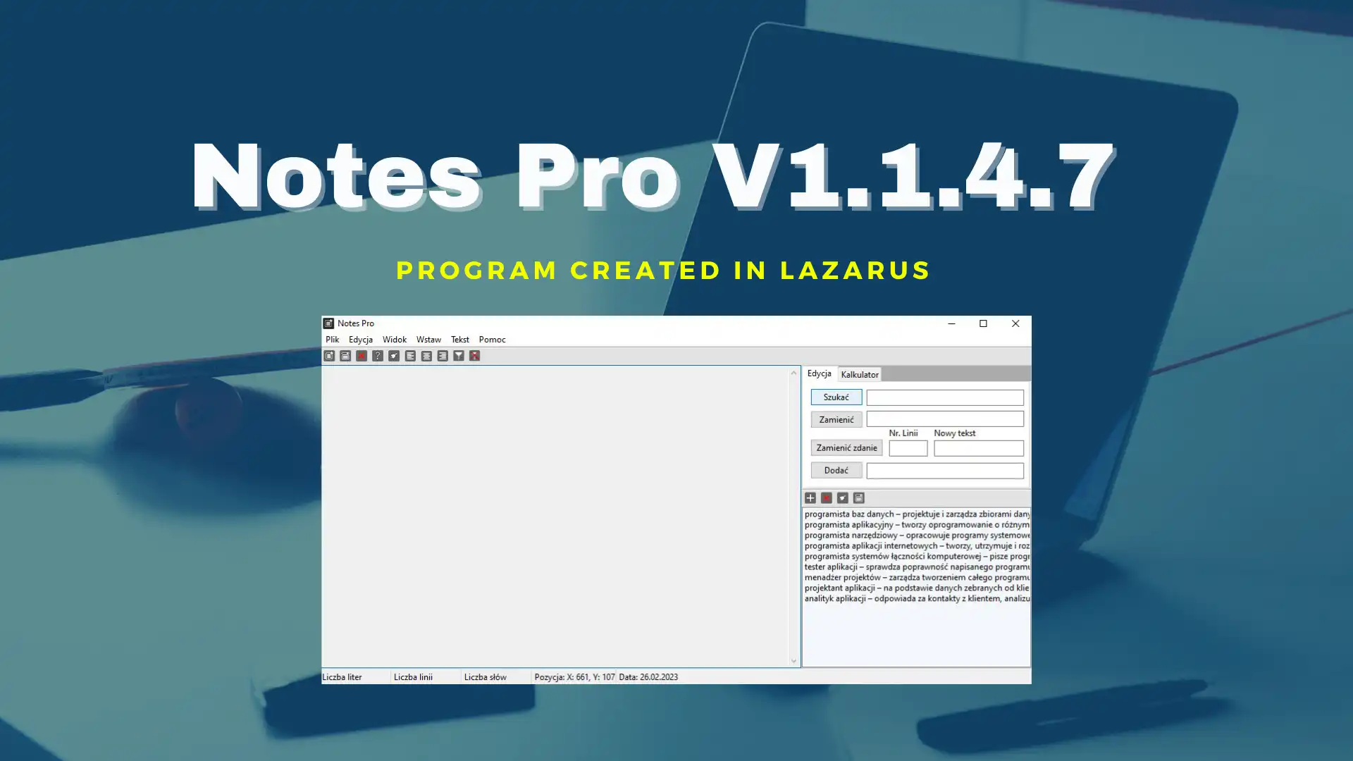 Download web tool or web app Notes Pro V1.1.4.7