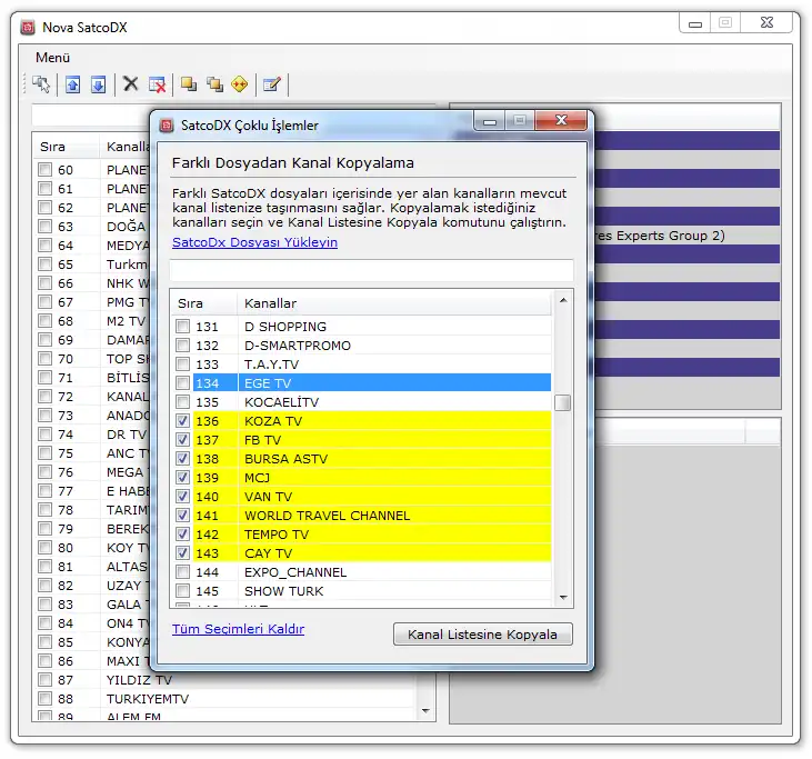 Download web tool or web app Nova SatcoDX
