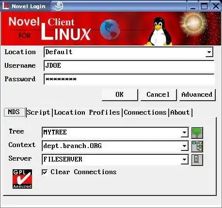 Download web tool or web app Novel Client for Linux