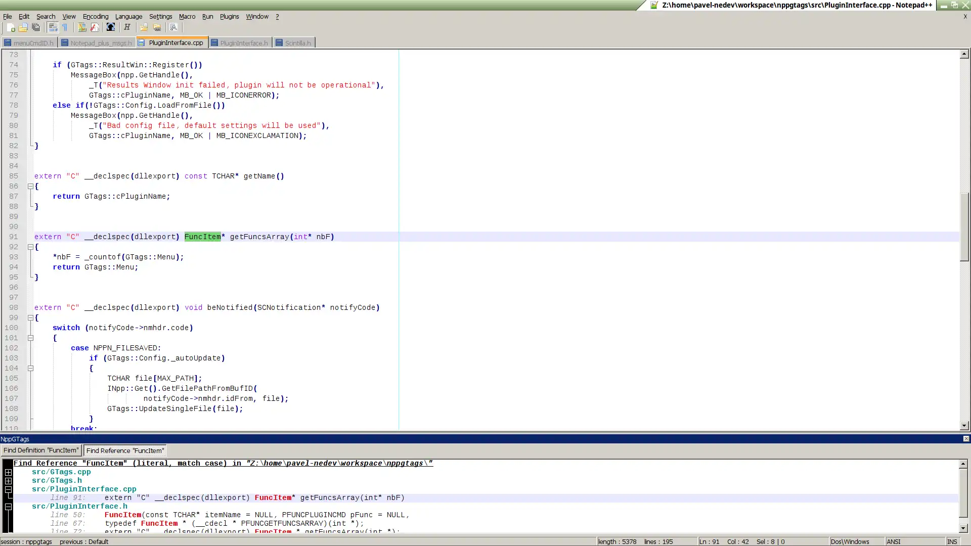 Download web tool or web app NppGTags