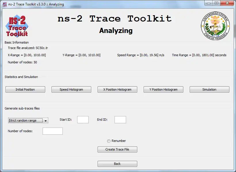 Download web tool or web app ns-2 Trace Toolkit to run in Linux online