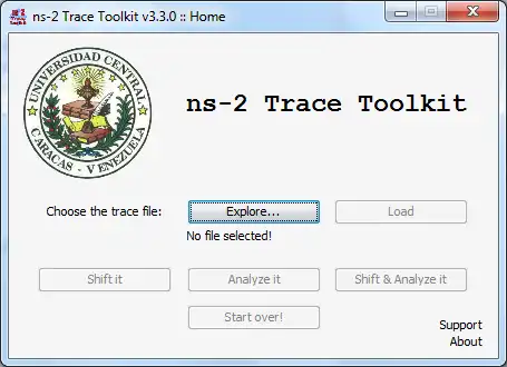 Laden Sie das Web-Tool oder die Web-App NS-2 Trace Toolkit herunter, um es unter Windows online über Linux online auszuführen