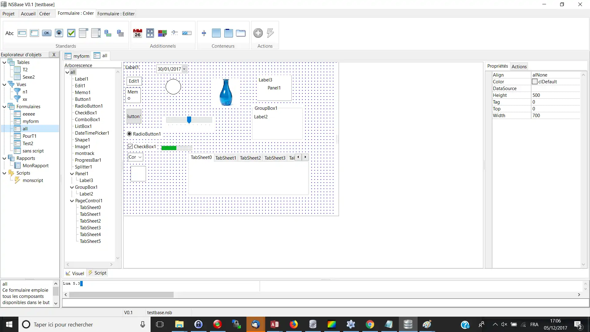 Scarica lo strumento web o l'app web NSBase