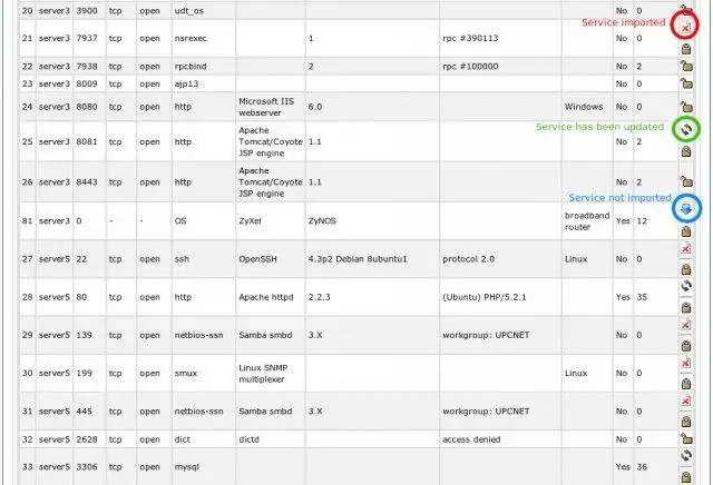 Download web tool or web app NSDi - Network Services Discoverer