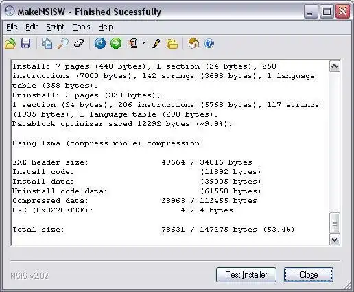 Download webtool of webapp NSIS: Nullsoft Scriptable Install System