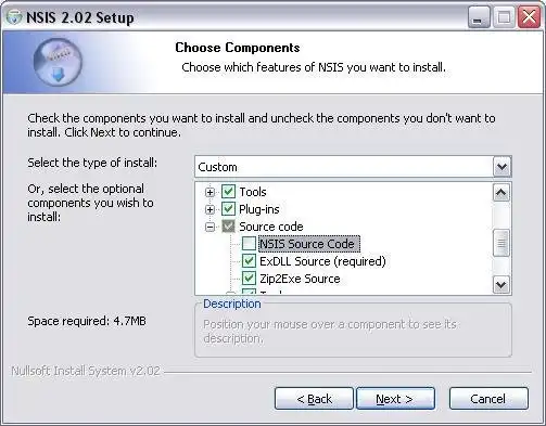 Загрузите веб-инструмент или веб-приложение NSIS: Nullsoft Scriptable Install System