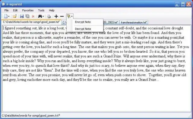 Download web tool or web app n-squared text editor to run in Linux online