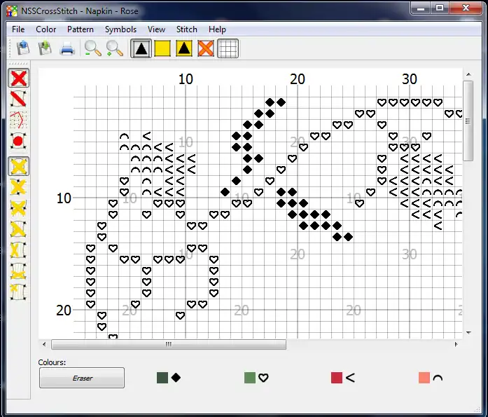 Web ツールまたは Web アプリをダウンロード NSSCrossStitch