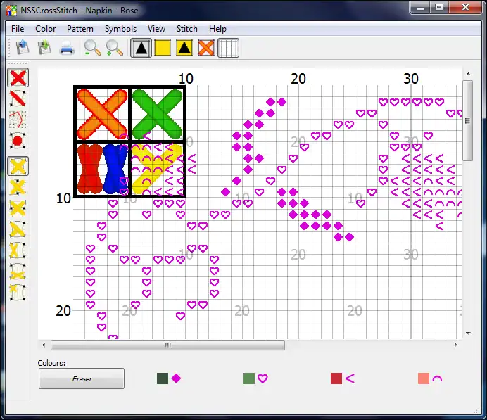 Baixe a ferramenta da web ou o aplicativo da web NSSCrossStitch