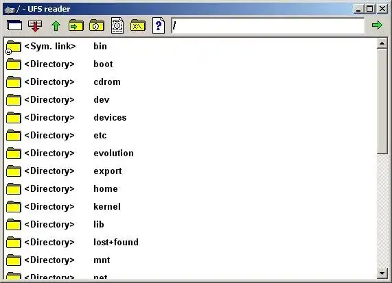 Download web tool or web app NTFS Mount (Solaris), UFS Reader (WinXP)