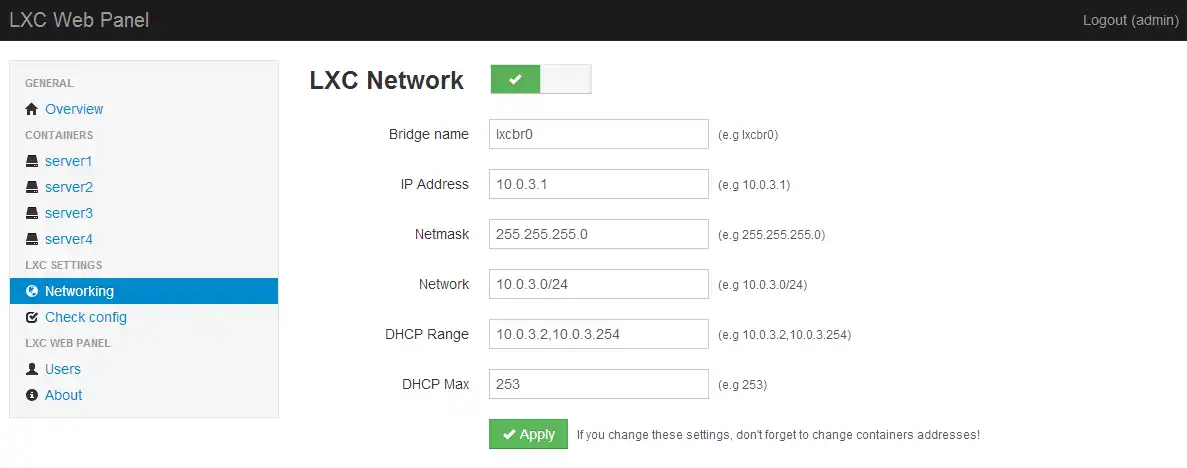 Download webtool of webapp NTK RTMP SERVER