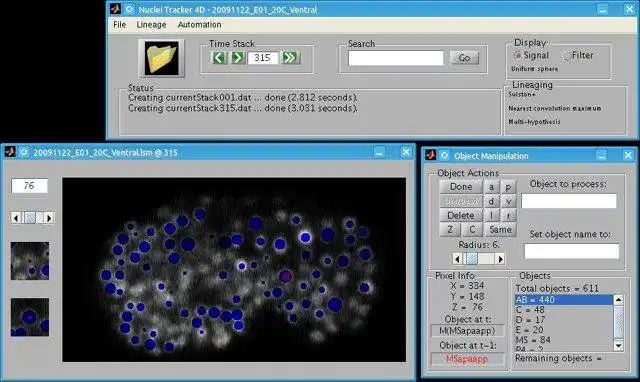 Download web tool or web app NucleiTracker4D