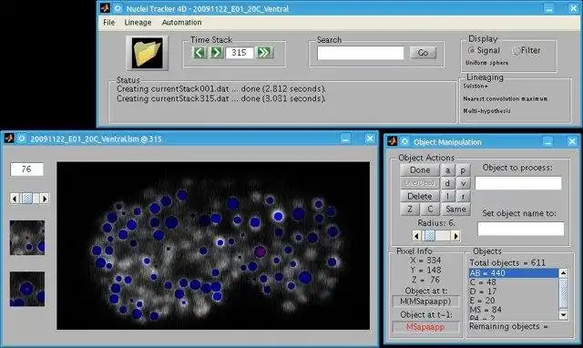 Download webtool of webapp NucleiTracker4D