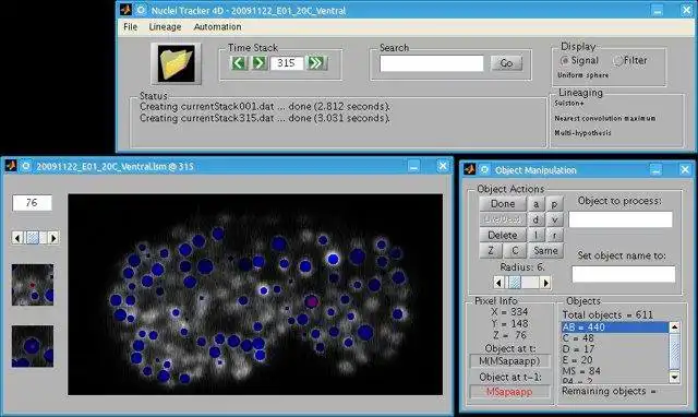 Muat turun alat web atau aplikasi web NucleiTracker4D untuk dijalankan di Linux dalam talian