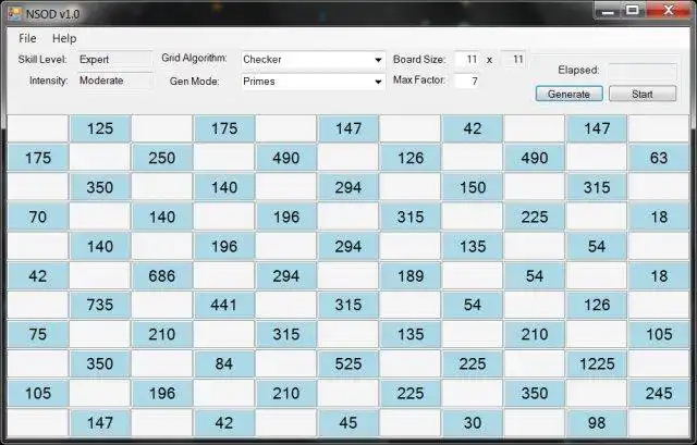 Download webtool of webapp Number Squares of Doom