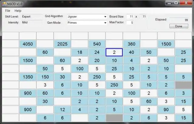 Download webtool of webapp Number Squares of Doom