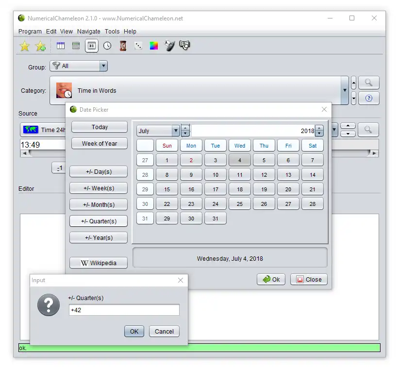 Unduh alat web atau aplikasi web NumericalChameleon