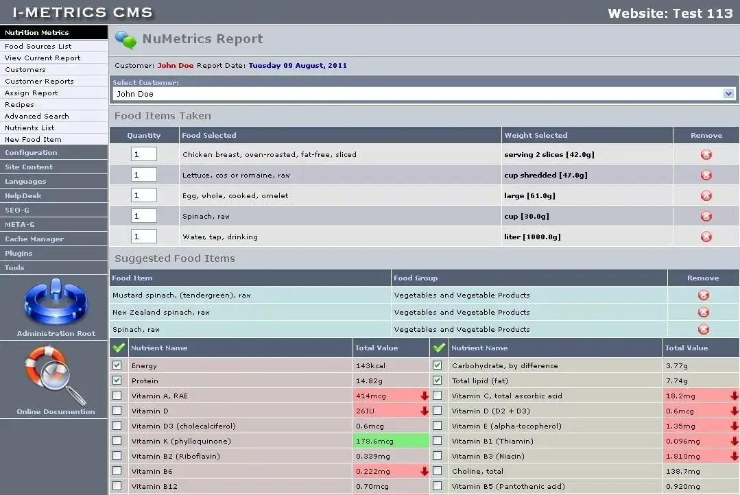 Download webtool of webapp NuMetrics