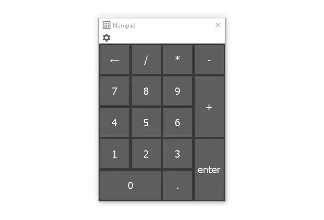 Download web tool or web app numpad emulator