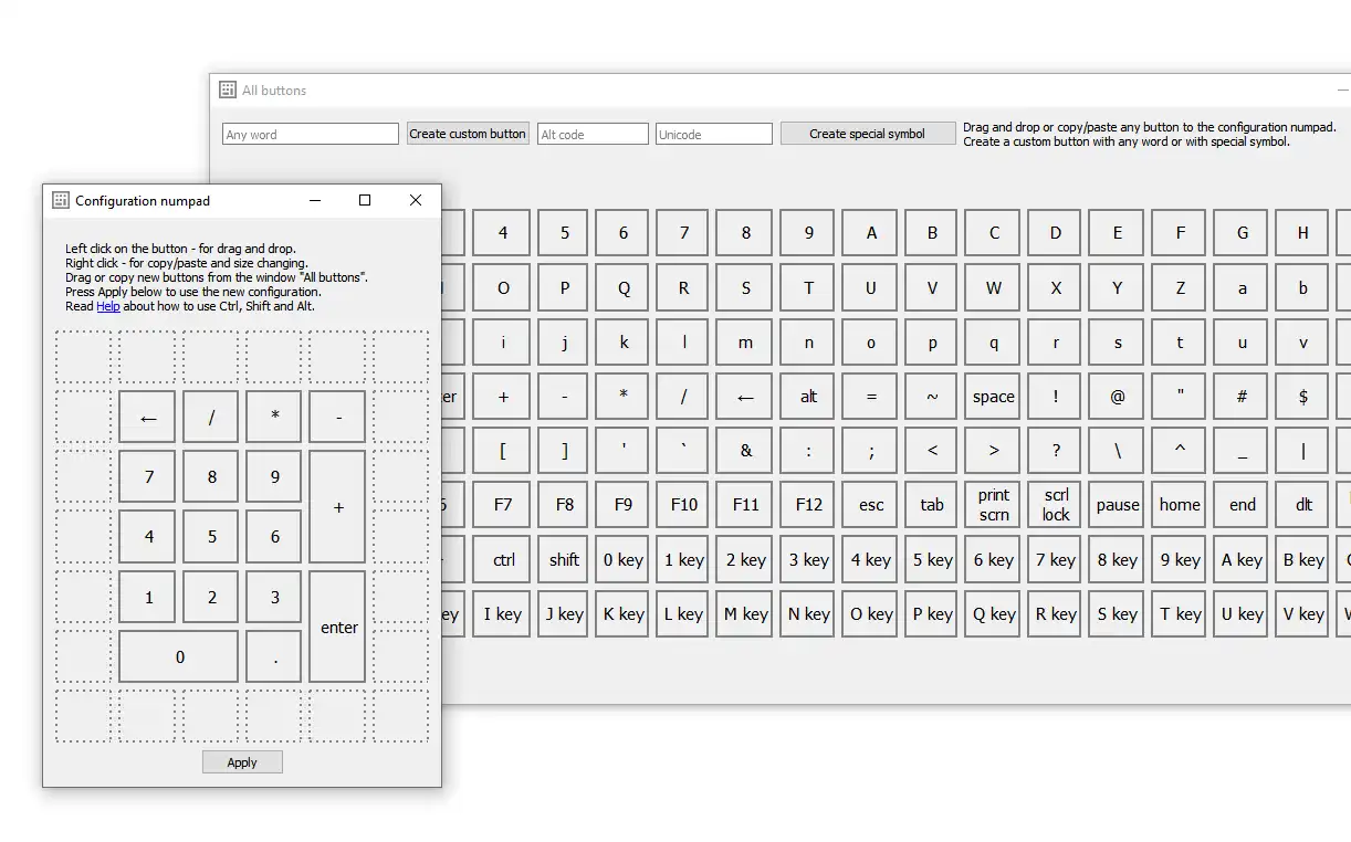 Laden Sie das Web-Tool oder den Numpad-Emulator der Web-App herunter