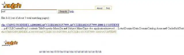 Download web tool or web app nutch-iice