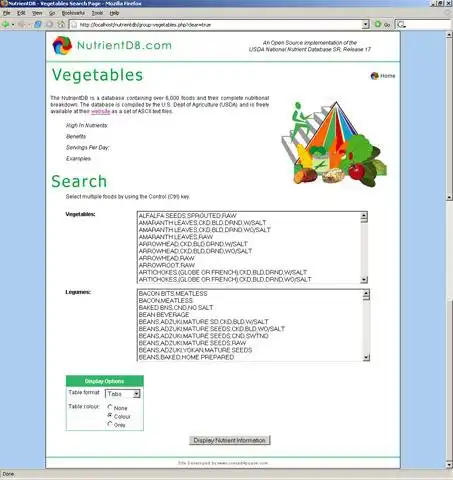 قم بتنزيل أداة الويب أو تطبيق الويب NutrientDB للتشغيل في Linux عبر الإنترنت
