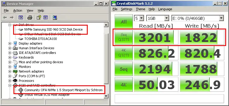 Download web tool or web app NVMe for Windows 2003 Server