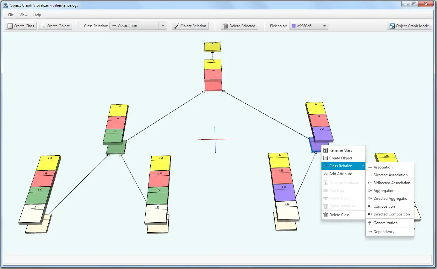 Descargar la herramienta web o la aplicación web Object Graph Visualizer