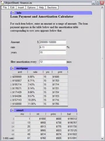 Download web tool or web app Objectsheet to run in Linux online