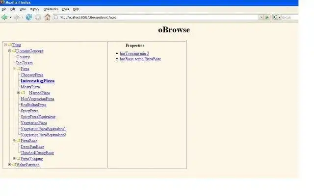 Unduh alat web atau aplikasi web oBrowse