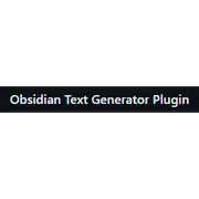 دانلود رایگان Obsidian Text Generator Plugin Windows برای اجرای آنلاین Win Wine در اوبونتو به صورت آنلاین، فدورا آنلاین یا دبیان آنلاین