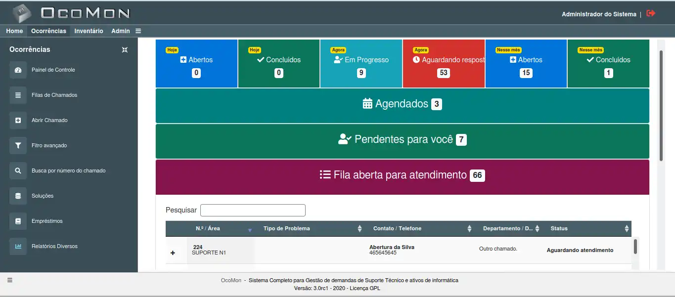 Download web tool or web app OcoMon - PHP