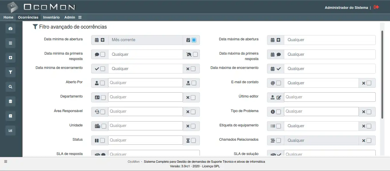 Download web tool or web app OcoMon - PHP