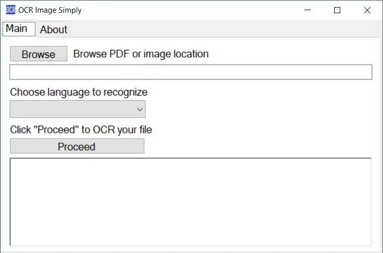 Завантажте веб-інструмент або веб-програму OCR Image Simply
