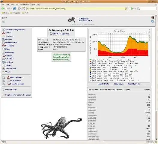 Download web tool or web app Octopussy: Log Management Solution