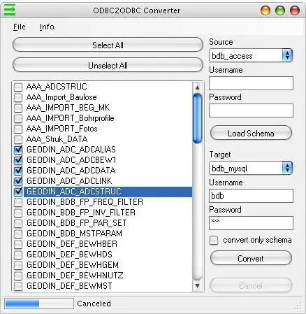 Download web tool or web app ODBC2ODBC Converter
