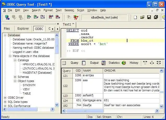 Download web tool or web app ODBC QueryTool