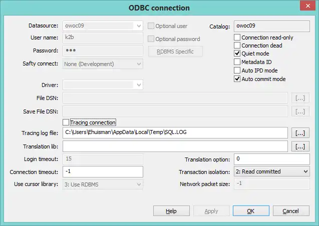 Baixe a ferramenta da web ou o aplicativo da web ODBC QueryTool