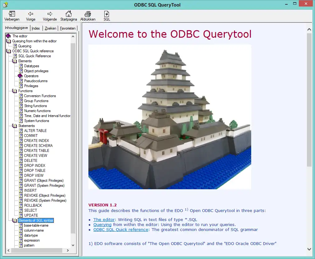 Download web tool or web app ODBC QueryTool