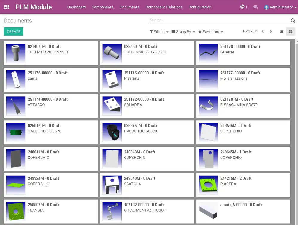 Web ツールまたは Web アプリ OdooPLM をダウンロード