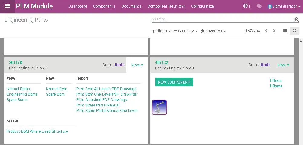 下载网络工具或网络应用 OdooPLM