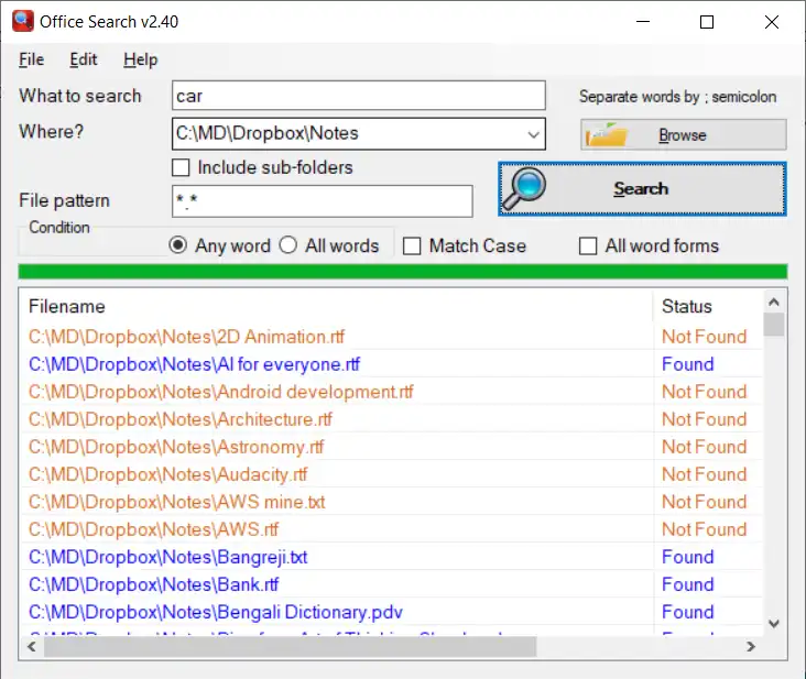 Download web tool or web app Office Search