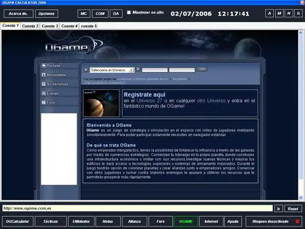 Tải xuống công cụ web hoặc ứng dụng web OGAME CALCULATOR 2006 để chạy trong Windows trực tuyến trên Linux trực tuyến