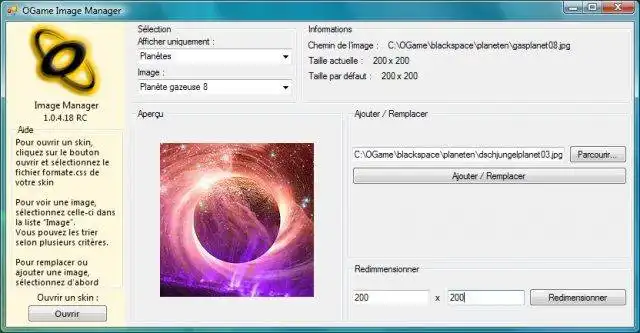 Download web tool or web app OGame Skins Maker to run in Windows online over Linux online
